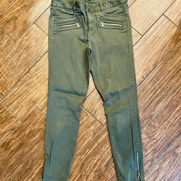 Loft zipper skinny leg jean size 6 - Picture 2 of 8